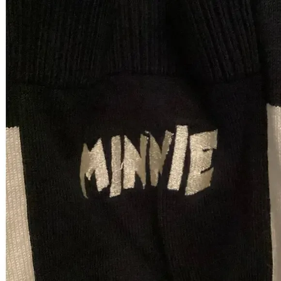 Disney Parks Minnie Mouse Vintage Style Striped Cardigan Mickey Noir 1920s XL - Picture 3 of 7